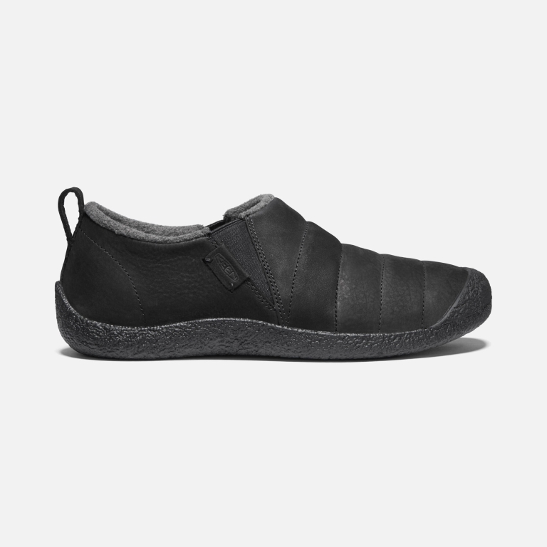 Keen Howser II Leather Shoes - Men's Black Footwear